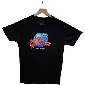 Planet Hollywood Orlando Mens MEDIUM Short Sleeve Black T Shirt